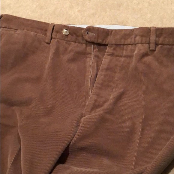 MARIO CALVO - Brown Corduroy Pants - Picture 2 of 2